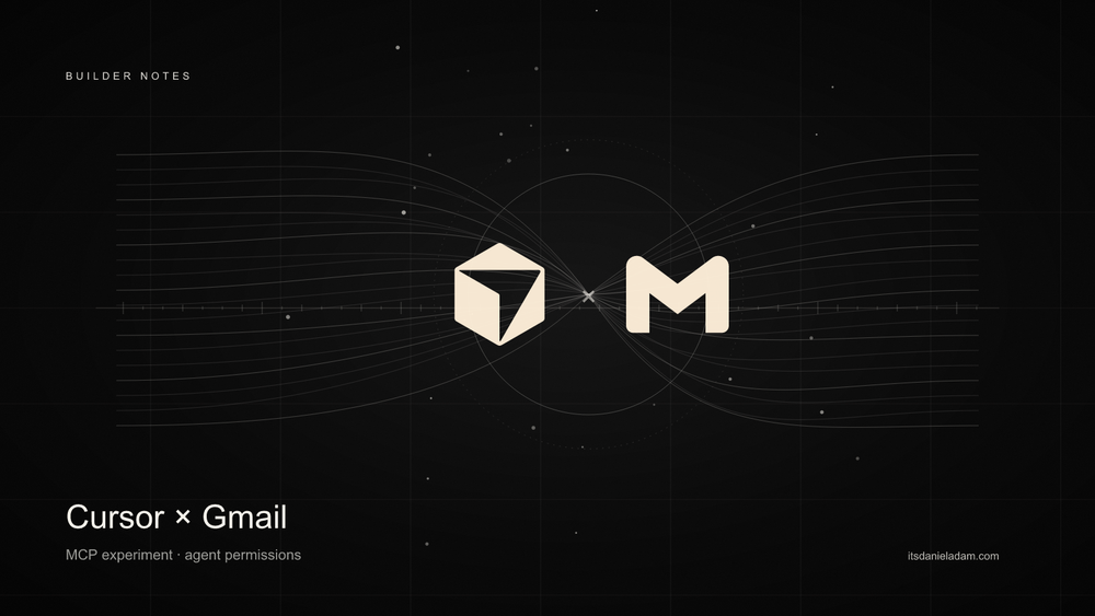 Cursor and Gmail — MCP permissions experiment